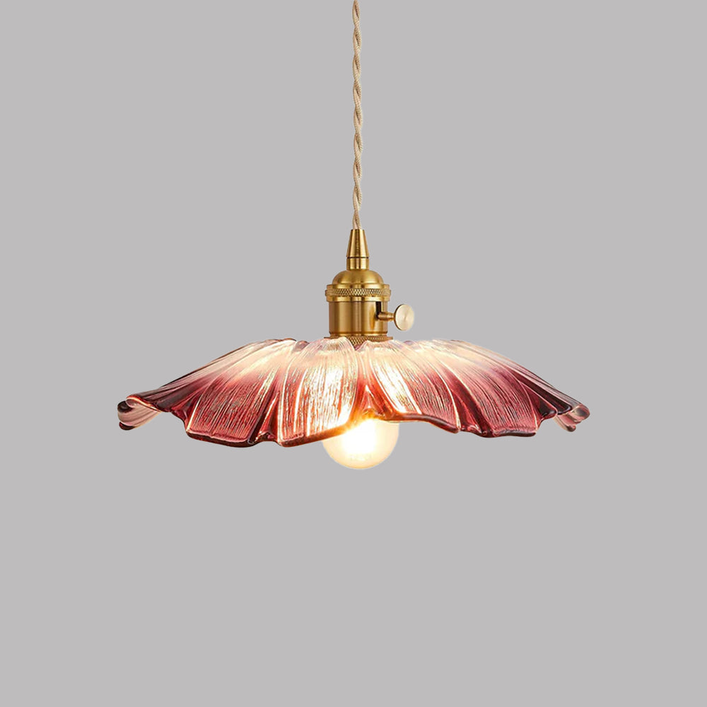 Virella - Retro Flower Glass Pendant Light Dining Room Lumide