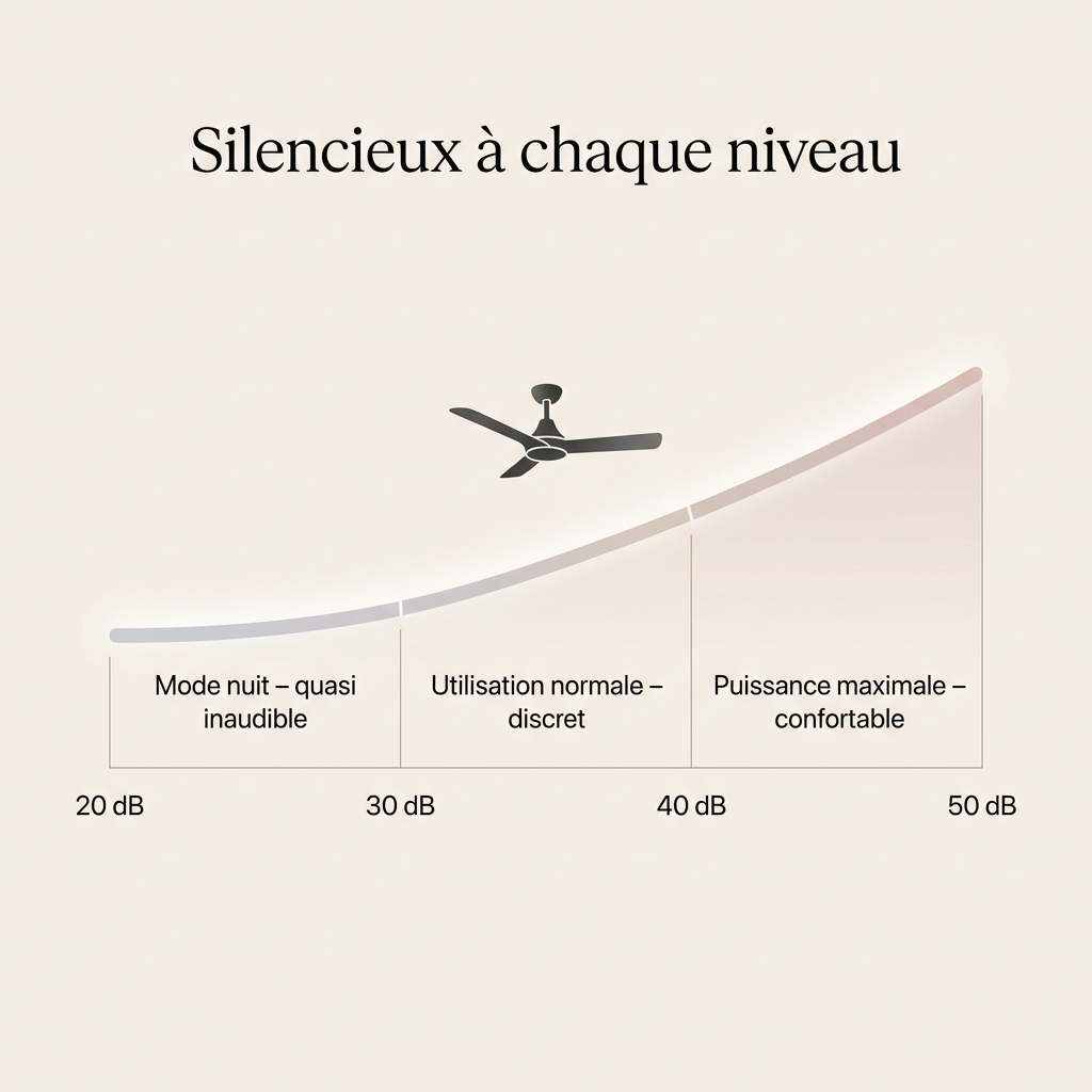 Ventilateur plafond silencieux - Spirite eispas
