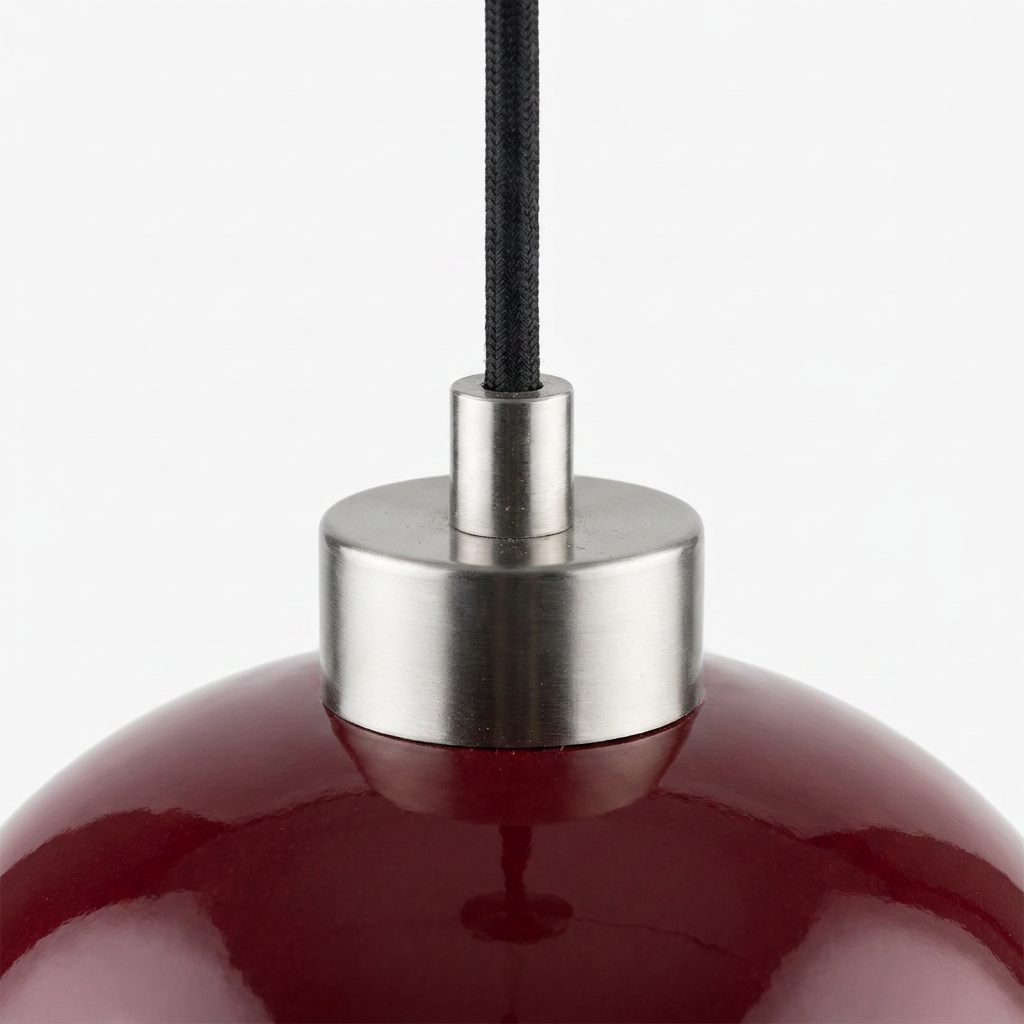 Luminaire Suspension Céramique - Dôme Glazuré & Design Épuré eispas
