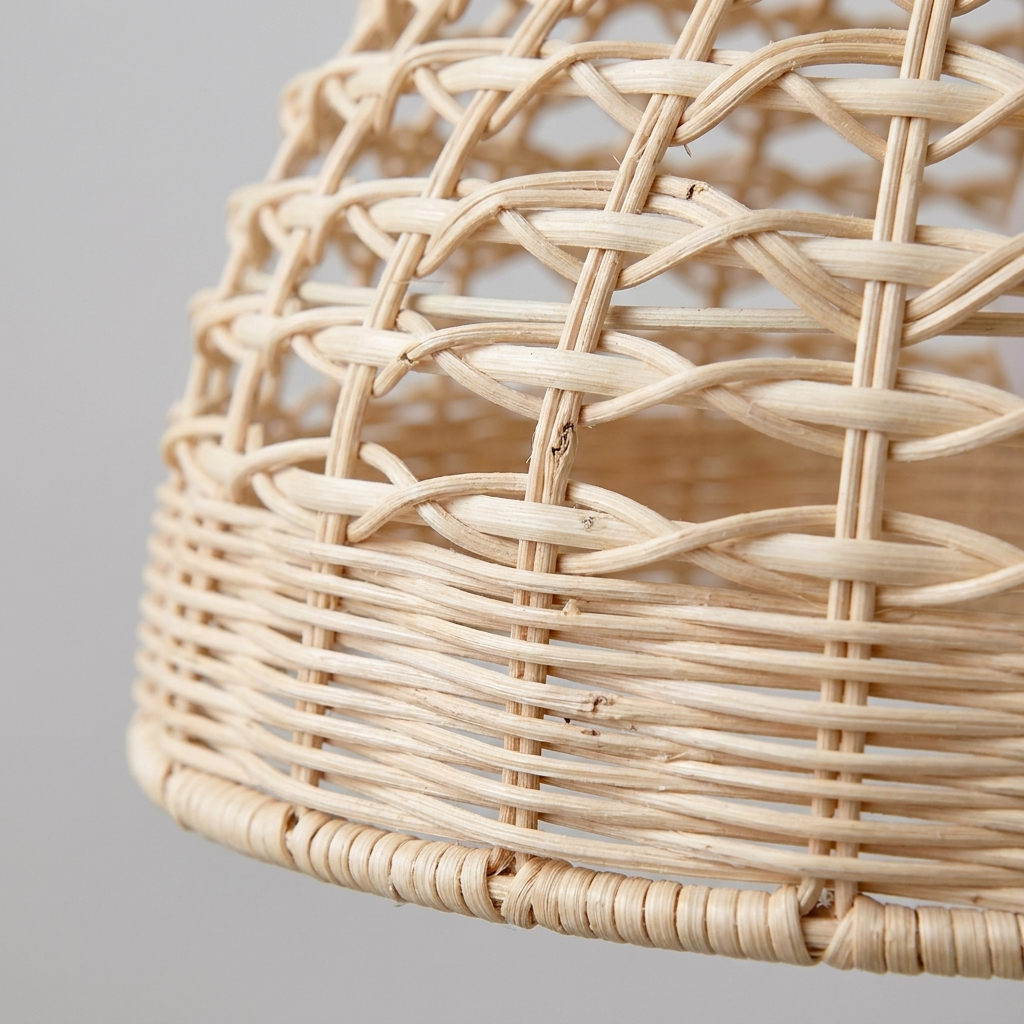 Luminaire Suspension Rotin - Dôme Naturel & Bohème eispas