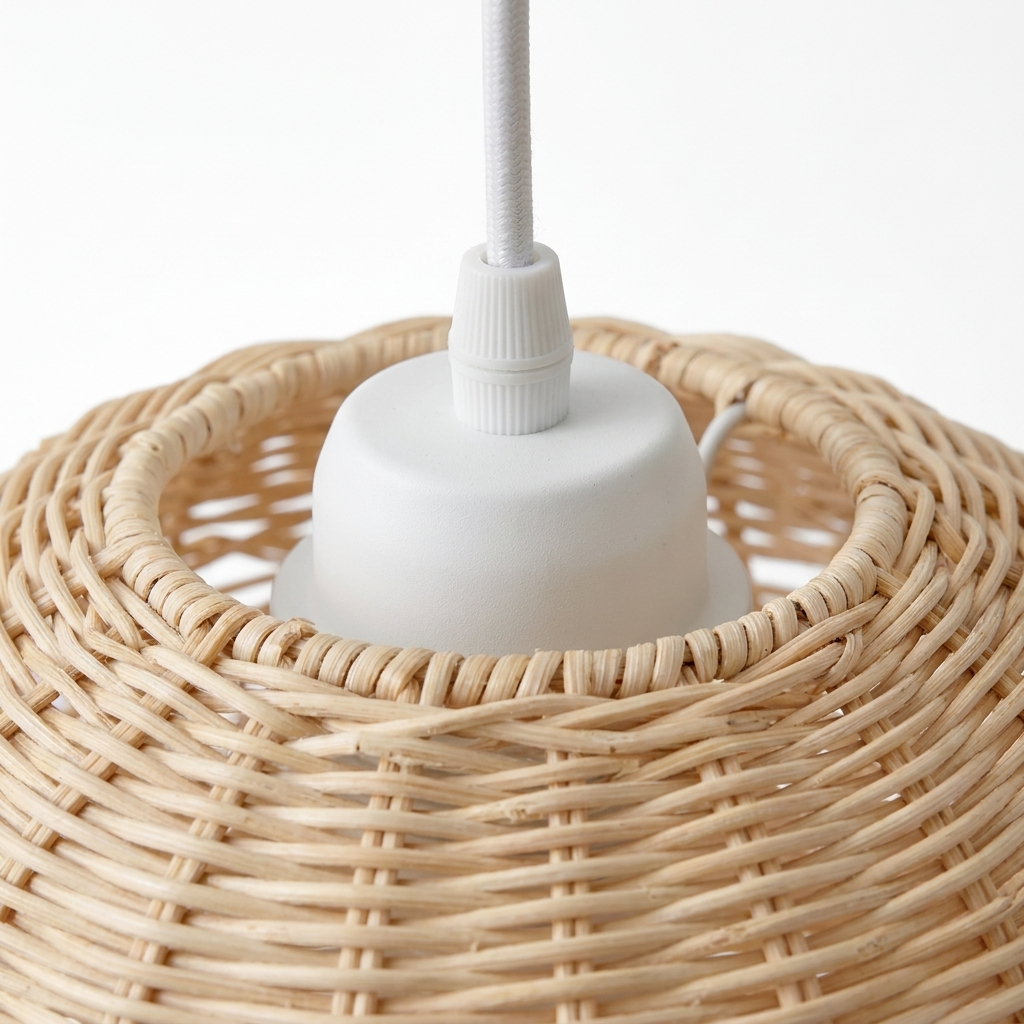 Luminaire Suspension Rotin - Dôme Naturel & Bohème eispas