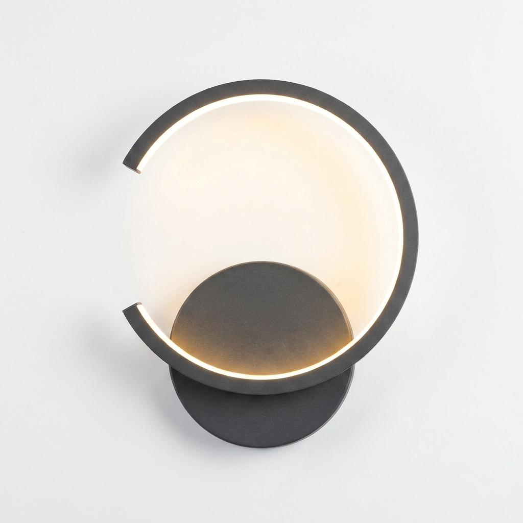 Applique Murale LED Anneau – Design Circulaire Contemporain eispas
