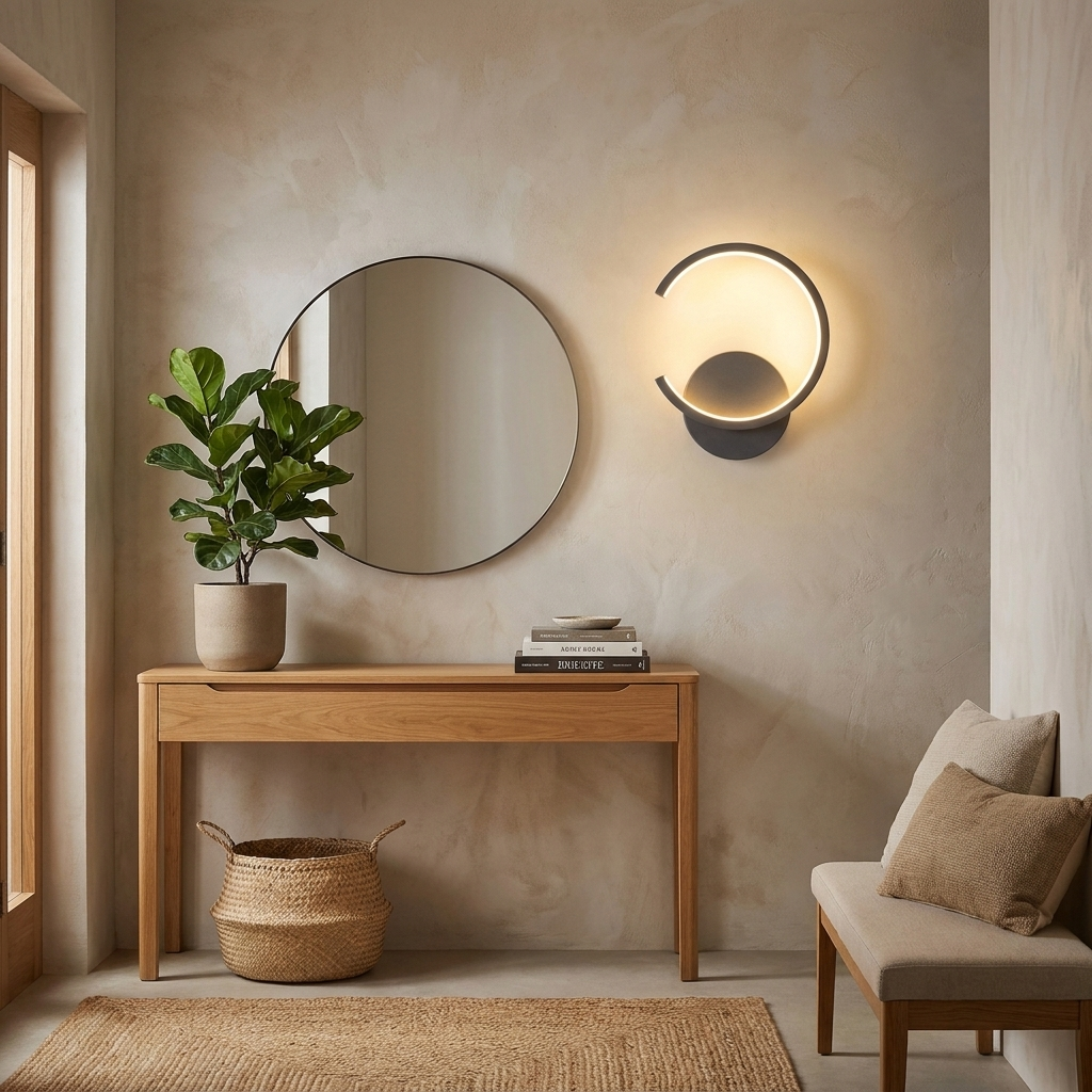 Applique Murale LED Anneau – Design Circulaire Contemporain eispas