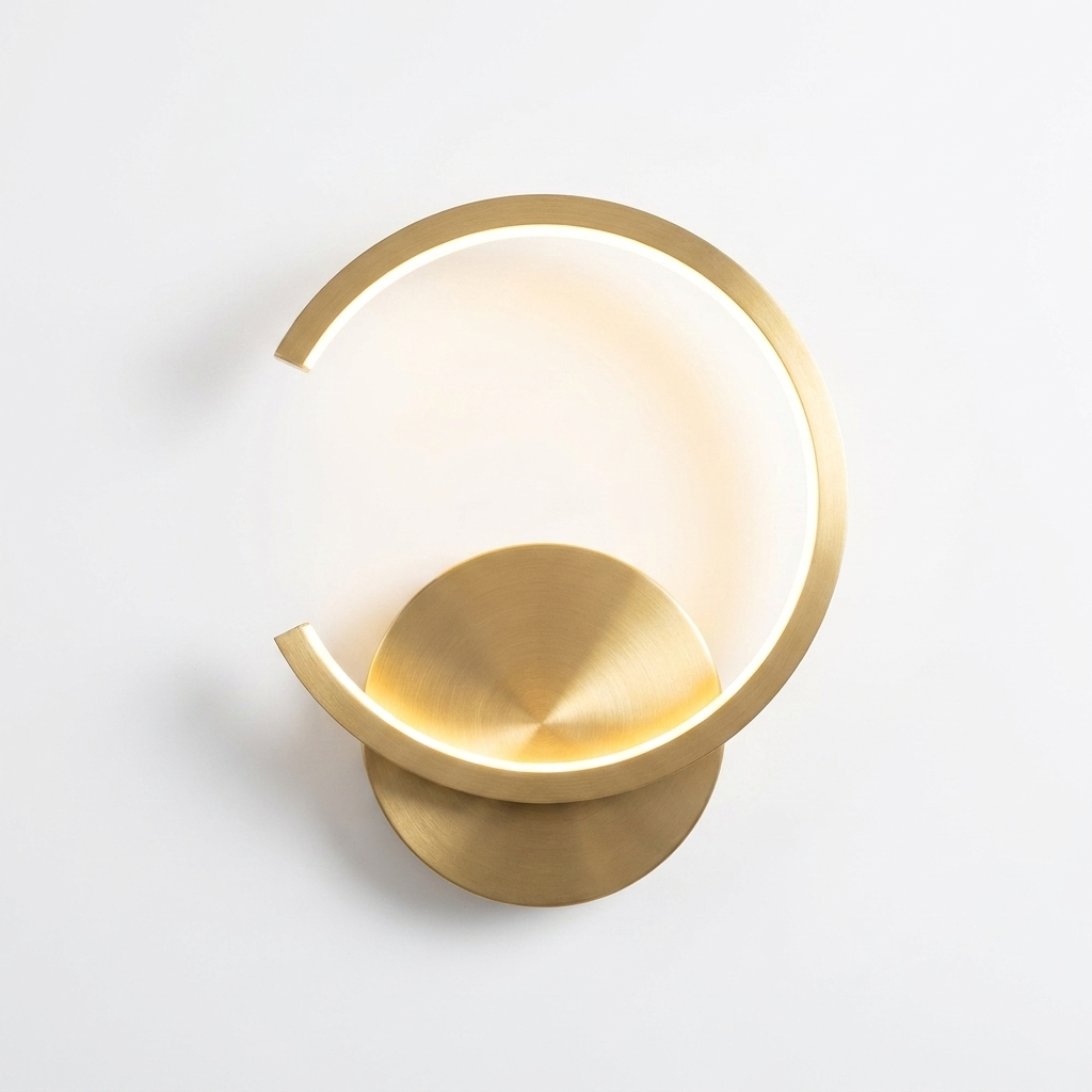 Applique Murale LED Anneau – Design Circulaire Contemporain eispas