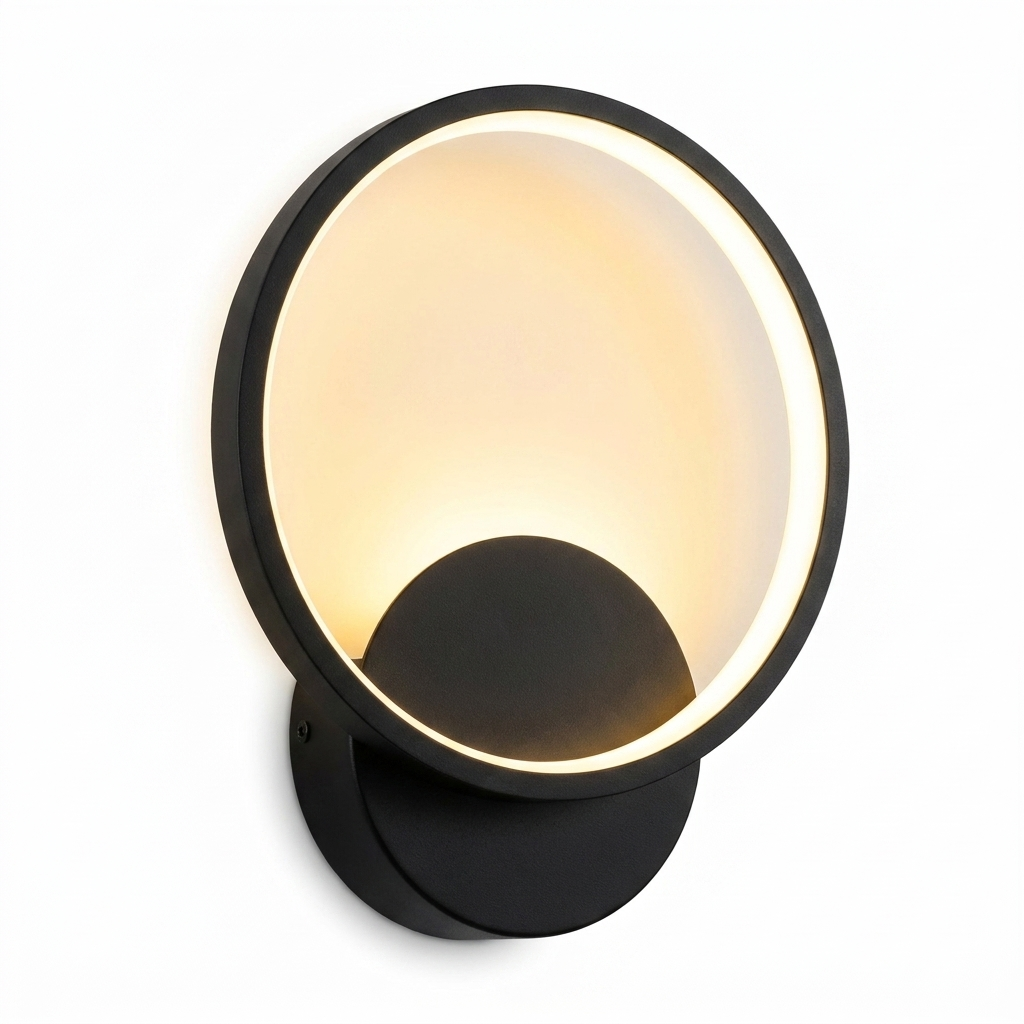 Applique Murale LED Anneau Fermé – Luminaire Mural Design Rond eispas