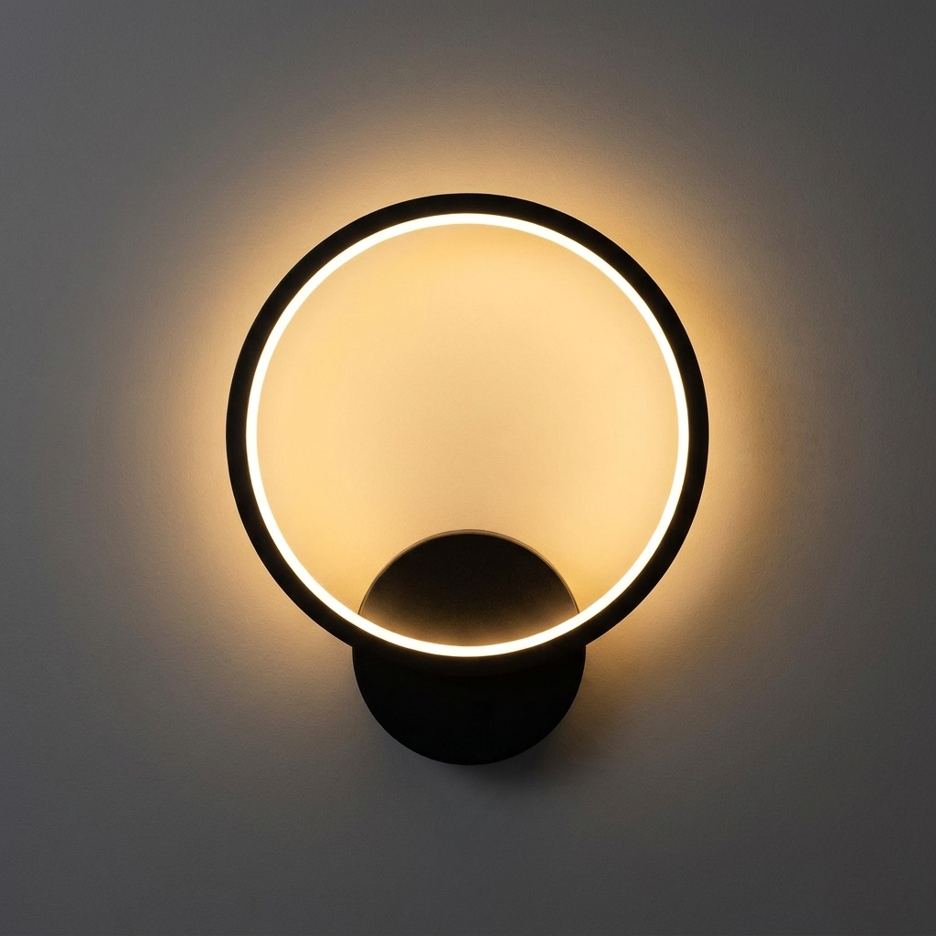 Applique Murale LED Anneau Fermé – Luminaire Mural Design Rond eispas
