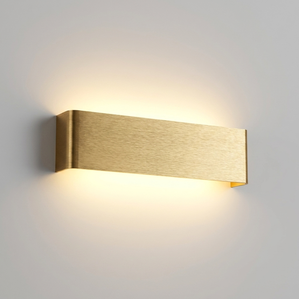 Applique Murale LED Rectangulaire – Éclairage Haut et Bas Effet Halo eispas