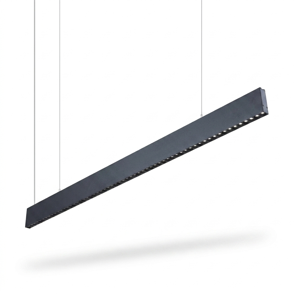 Suspension Linéaire LED - Lumière Précise, Design Minimaliste eispas