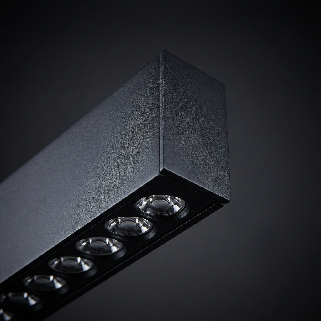 Suspension Linéaire LED - Lumière Précise, Design Minimaliste eispas