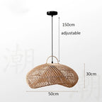 Suspension Japonaise en Rotin Lumide