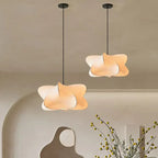 Lampe suspendue Wasinda en soie Lumide